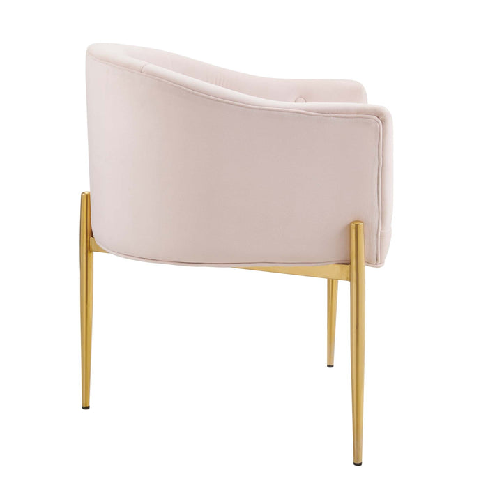 Modway Savour Tufted Performance Velvet Accent Chair Living Room Furniture - View 40