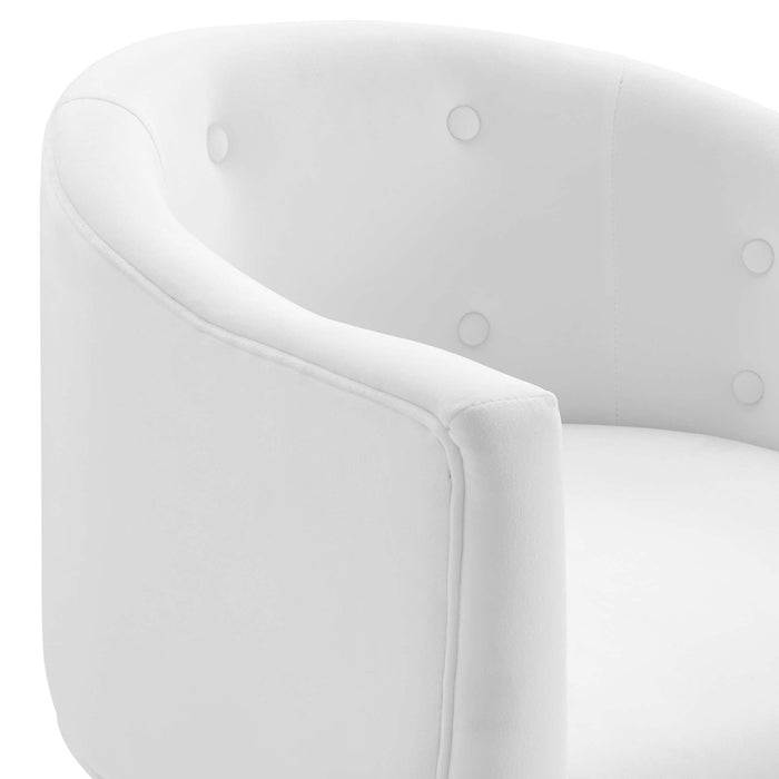 Modway Savour Tufted Performance Velvet Accent Chair Living Room Furniture - View 50