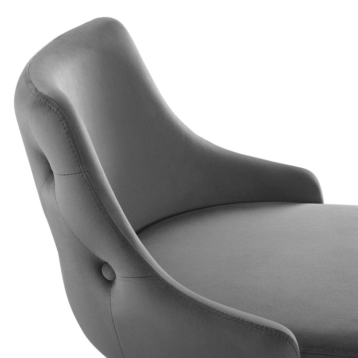 Adorn Performance Velvet Bar Stool