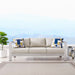 Shore Outdoor Patio Aluminum Sofa - view 6