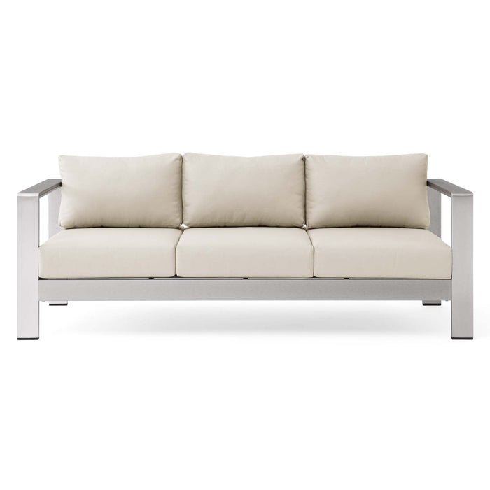 Shore Outdoor Patio Aluminum Sofa - view 10