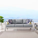 Shore Outdoor Patio Aluminum Sofa - view 17