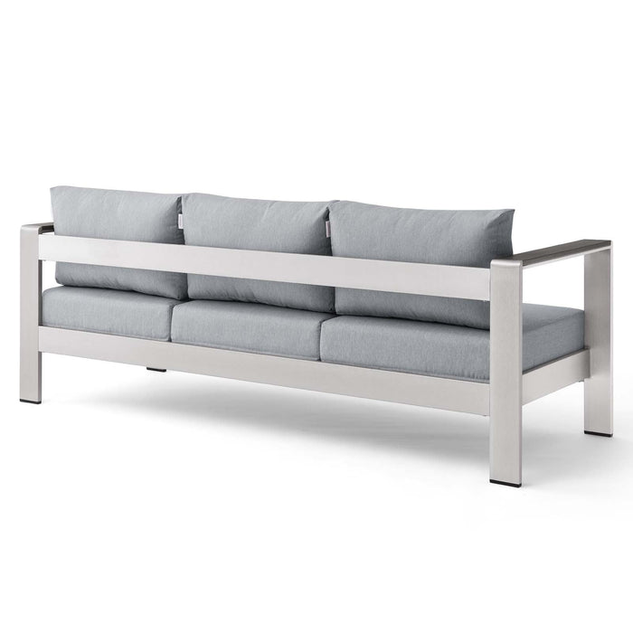 Shore Outdoor Patio Aluminum Sofa - view 20