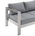 Shore Outdoor Patio Aluminum Sofa - view 22