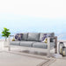 Shore Outdoor Patio Aluminum Sofa - view 12