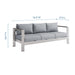 Shore Outdoor Patio Aluminum Sofa - view 16