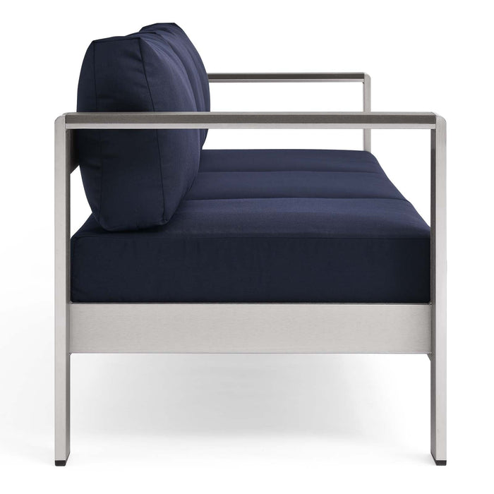 Shore Outdoor Patio Aluminum Sofa - view 30