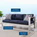 Shore Outdoor Patio Aluminum Sofa - view 25