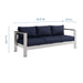 Shore Outdoor Patio Aluminum Sofa - view 27