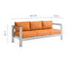 Shore Outdoor Patio Aluminum Sofa - view 36