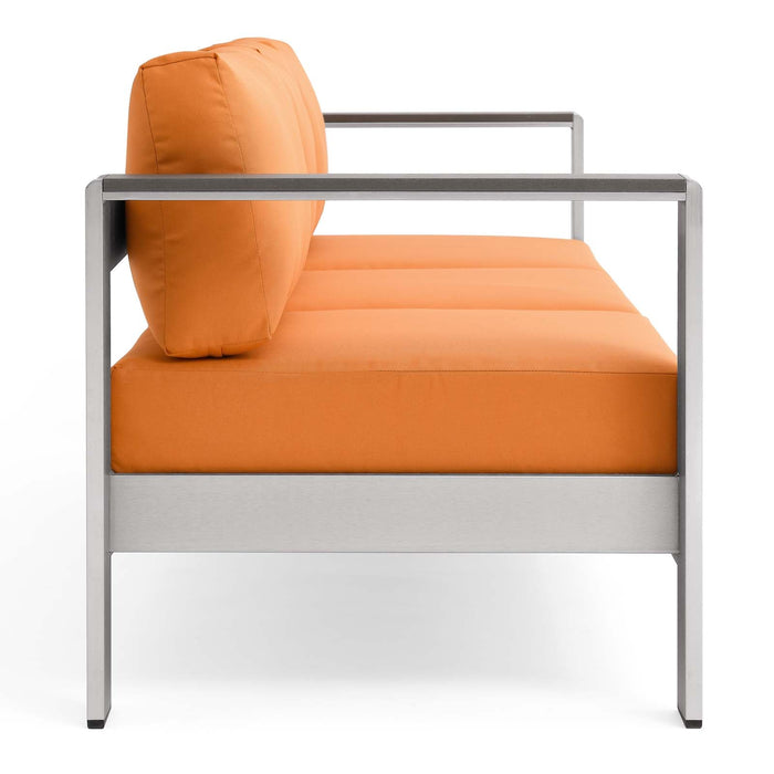 Shore Outdoor Patio Aluminum Sofa - view 41