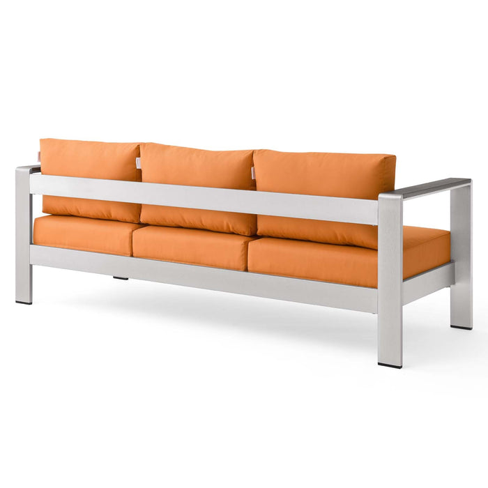 Shore Outdoor Patio Aluminum Sofa - view 42