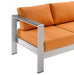 Shore Outdoor Patio Aluminum Sofa - view 44
