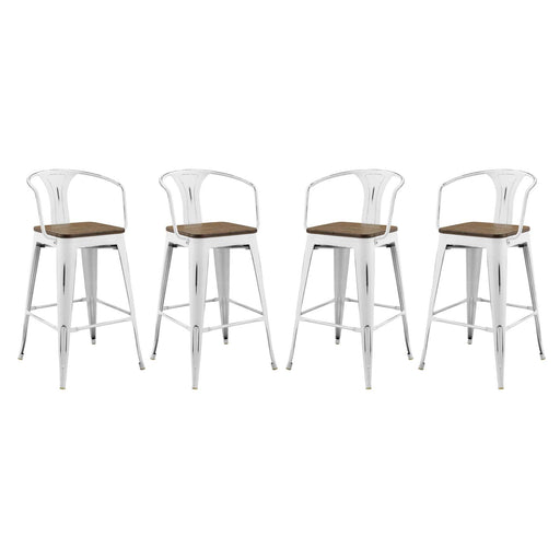 Modway Promenade Bar Stool Set of 4 Living Room Furniture - View 19