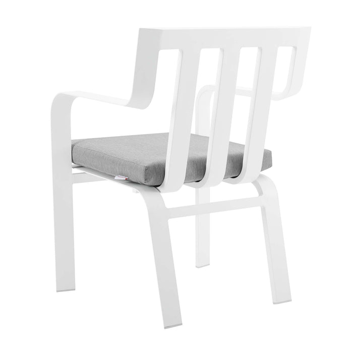 Baxley Outdoor Patio Aluminum Armchair Set of 2 - view 6