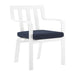 Baxley Outdoor Patio Aluminum Armchair Set of 2 - view 12