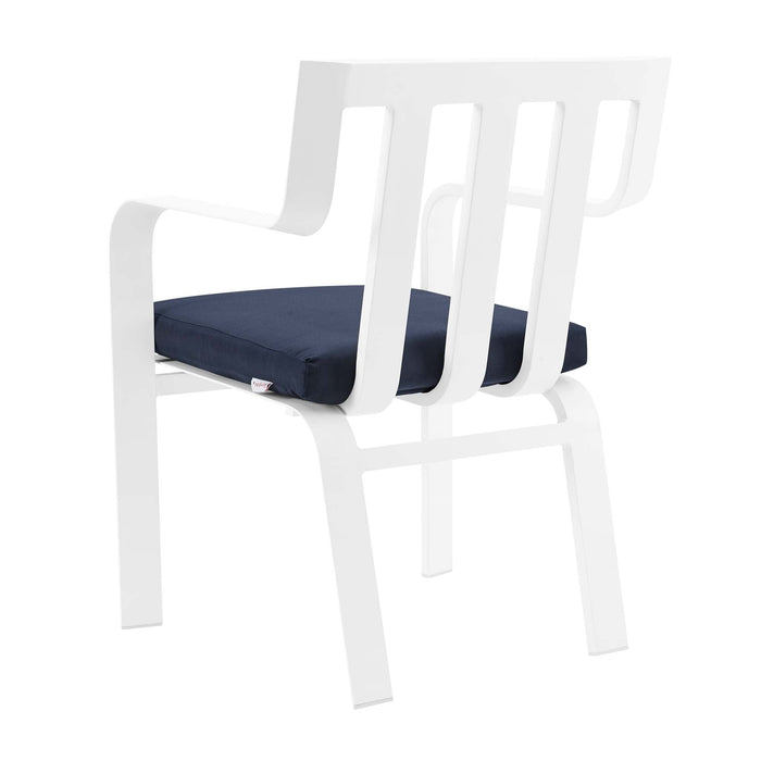 Baxley Outdoor Patio Aluminum Armchair Set of 2 - view 14
