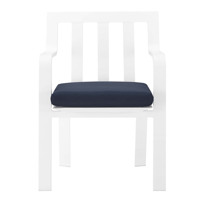 Baxley Outdoor Patio Aluminum Armchair Set of 2 - view 15