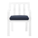 Baxley Outdoor Patio Aluminum Armchair Set of 2 - view 15