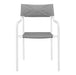 Raleigh Outdoor Patio Aluminum Armchair Set of 2 - view 7