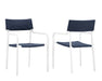 Raleigh Outdoor Patio Aluminum Armchair Set of 2 - view 10