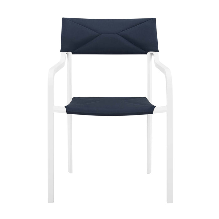 Raleigh Outdoor Patio Aluminum Armchair Set of 2 - view 15