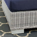 Conway Sunbrella® Outdoor Patio Wicker Rattan Corner Chair - view 14