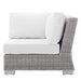 Conway Sunbrella® Outdoor Patio Wicker Rattan Corner Chair - view 24