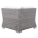 Conway Sunbrella® Outdoor Patio Wicker Rattan Corner Chair - view 26