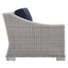 Conway Sunbrella® Outdoor Patio Wicker Rattan Left-Arm Chair - view 6