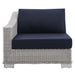 Conway Sunbrella® Outdoor Patio Wicker Rattan Left-Arm Chair - view 8