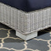Conway Sunbrella® Outdoor Patio Wicker Rattan Left-Arm Chair - view 5