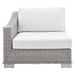 Conway Sunbrella® Outdoor Patio Wicker Rattan Left-Arm Chair - view 17