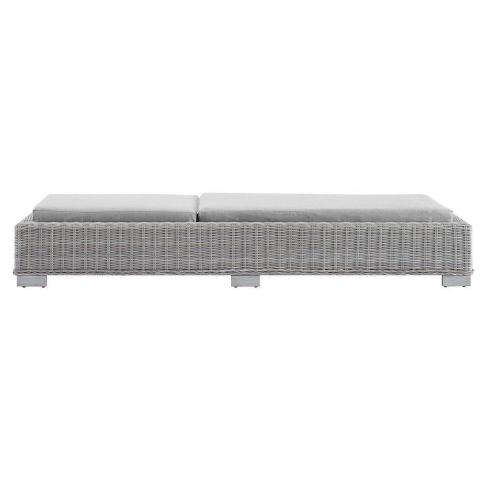 Conway Sunbrella® Outdoor Patio Wicker Rattan Chaise Lounge - view 27