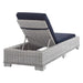 Conway Sunbrella® Outdoor Patio Wicker Rattan Chaise Lounge - view 8