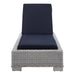 Conway Sunbrella® Outdoor Patio Wicker Rattan Chaise Lounge - view 9