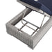 Conway Sunbrella® Outdoor Patio Wicker Rattan Chaise Lounge - view 10