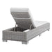 Conway Sunbrella® Outdoor Patio Wicker Rattan Chaise Lounge - view 18