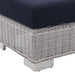 Conway Sunbrella® Outdoor Patio Wicker Rattan Armless Chair - view 7