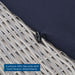 Conway Sunbrella® Outdoor Patio Wicker Rattan Armless Chair - view 9