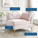Modway Ardent Performance Velvet Corner Chair - Luxe Glam Deco Style for Modern Living Space Comfort - Product Image 16