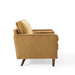 Modway Valour Mid-Century Modern Loveseat in Stain-Resistant Velvet with Bolster... Living Room Furniture - Detail View
