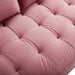 Modway Valour Mid-Century Modern Loveseat in Stain-Resistant Velvet with Bolster Pillows... Living Room Furniture - View 14