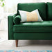 Modway Valour Mid-Century Modern Loveseat in Stain-Resistant Velvet with Bolster Pillows... Living Room Furniture - View 23