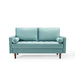 Modway Valour Mid-Century Modern Loveseat in Stain-Resistant Velvet with Bolster Pillows... Living Room Furniture - View 37