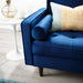 Modway Valour Mid-Century Modern Loveseat in Stain-Resistant Velvet with Bolster Pillows... Living Room Furniture - View 46