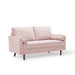 Modway Valour Mid-Century Modern Loveseat in Stain-Resistant Velvet with Bolster Pillows... Living Room Furniture - View 48