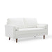 Modway Valour Mid-Century Modern Loveseat in Stain-Resistant Velvet with Bolster Pillows... Living Room Furniture - View 64