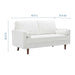 Modway Valour Mid-Century Modern Loveseat in Stain-Resistant Velvet with Bolster Pillows... Living Room Furniture - View 65