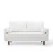 Modway Valour Mid-Century Modern Loveseat in Stain-Resistant Velvet with Bolster Pillows... Living Room Furniture - View 68